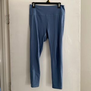 Full length leggings, fun blue color.